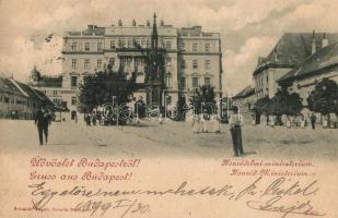 1899 Budapest I. Szent György tér, M. kir. Honvédelmi Minisztérium, Schmidt Edgar kiadása (EK)