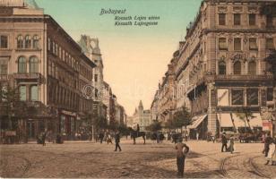 Budapest V. Kossuth Lajos utca, Berényi és Frankl üzlete, Zenekonzervatórium, Dr. Trenkler és Társa kiadása