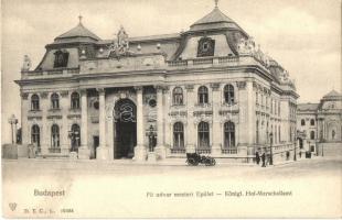 Budapest I. Főudvarmesteri épület, automobil, D. T. C. L. 19084. / Königl. Hof-Marschallamt (EK)