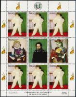 Picasso's birth anniversary set + mini sheet Picasso születésének 100. évfordulója sor + kisív