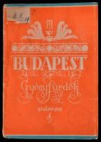 Gaál András (szerk.): Budapest a gyógyfürdők városa. Bp., 1942, Hungária Nyomda Rt. Kiadói papírkötés, fotókkal illusztrált.