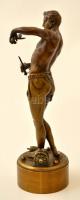 Jelzés nélkül: Elektromosság allegóriája. Bronz, m:21 cm