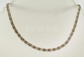 Ezüst(Ag) karkötő, jelzett, h: 17,5 cm, nettó: 3 g