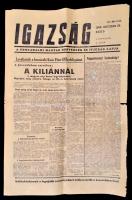 1956 Igazság. A forradalmi Magyar Honvédség és ifjúság lapja, 3 szám. 1956. október 30., november 1-...