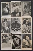 Karády Katalin (1910-1990) színésznőt ábrázoló fotólapok, Filmbolt fotók, 21 db, 14x9 cm