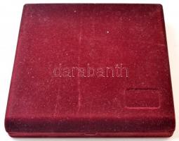 Palotás József (1947-) DN "Dunai Vasmű 25 éves Törzsgárdatag" Br plakett, hátoldalán sorsz...