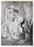 Hommage á pablo Picasso. Paris, 1966, 1967. Adeline Cacan kurátor dedikálásával. Kiadói papírkötés, ...