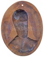 Varga Imre (1923-) DN "Vajda Péter művelődési díj" Br plakett, fúrt lyukkal felfüggesztésh...