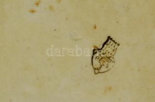 Zsolnay porcelán mérőedény, 500 g, jelzett, kopásnyomokkal, apró sérüléssel, m: 12,5 cm, d: 13 cm