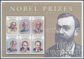 2002 100 éves a Nobel-díj kisívsor+blokksor HUNGARIKA (Oláh György vegyész) Mi 3373-3390+424-428