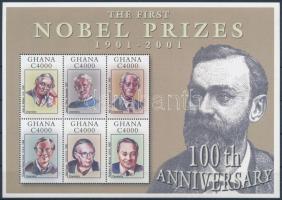 100 éves a Nobel-díj kisívsor+blokksor HUNGARIKA (Oláh György vegyész) Centenary of Nobel Peace Priz...