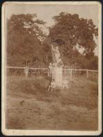 1918 Hegybánya (Felvidék) feliratozott fotó 12x9 cm