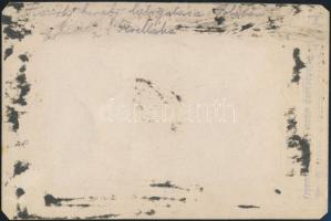 1916 Károly király látogatása Polában, hátoldalt feliratozott fotó / Emperor Karl in Pola 9x12cm