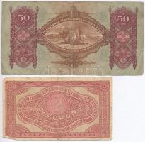 1920. 2K csillagos sorszám + 1932. 50P + 1945. 1000P (2x) mindkettő betűhibás "MNB" bélyeg...