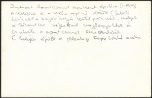 1979 Épül a Budapest Sportcsarnok, fotó, hátulján feliratozva, 9×14 cm