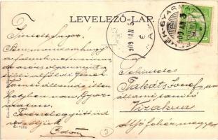 Fehérgyarmat, Fő utca, Cacsó László üzlete, Kossuth nyomda kiadása (EK)