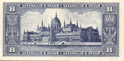 1946. 100.000.000B.-pengő (2x) T:II,II-