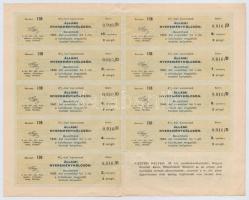 Budapest 1941. "4%-kal kamatozó Állami Nyereménykölcsön" államadóssági kötvénye 50P-ről, s...