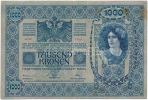 1902. 1000K valószínűleg hamis "Hajdú Vármegye Debrecen Város" felülbélyegzéssel (fake ove...