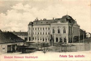 Hódmezővásárhely, Fekete Sas szálloda, cukrászda, Weisz bazár kiadása (EK)