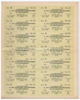 Budapest 1942. "A Magyar Királyság 3%-kal Kamatozó Törlesztéses Államadóssága" kötvénye 25...