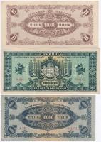 1946. 100.000.000P + 1.000.000.000P + 10.000MP + 100.000MP + 10.000BP mindegyik hamis "Revízión...