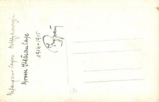 1914-15 Ostffyasszonyfa, I. világháborús osztrák-magyar hadifogolytábor orosz, román, olasz és franc...