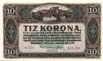 1920. 10K T:I + 50K T:II + 1000K T:II