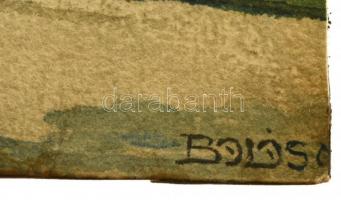 Olvashatatlan jelzéssel: Vízárus, akvarell, papír, 15×20,5 cm