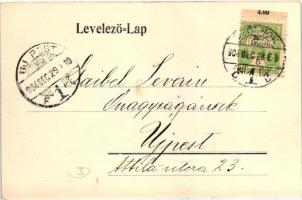 1904 Szolnok, Tisza part, ladikok, Fuchs Testvérek kiadása