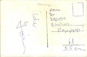 Tatabánya, Birkacsárda vendéglő az 1-es főútnál, belsők, automobilok - modern képeslap (EK)