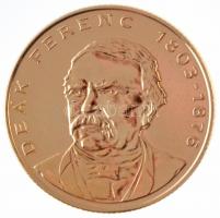 1994. 200Ft Ag "Deák" aranyozott forgalmi érme T:1-,2