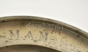 Antik ón tálak ( 4db), jelzettek (különféle), d:22 cm (4×)