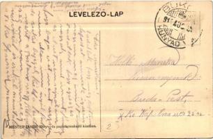 Hátszeg, Hateg; Erzsébet utca, Mester János kiadása / street view (EK)