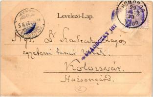 1899 Homoródfürdő, Baile Homorod; fürdő, F. B. Göhler Gross kiadása / spa (EK)