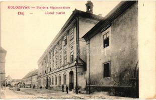 Kolozsvár, Cluj; Liceul piarist / Piarita főgimnázium, Lepage Lajos kiadása, S. D. M. 2093. / grammar school (EK)