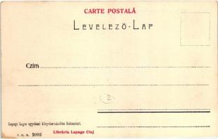 Kolozsvár, Cluj; Liceul piarist / Piarita főgimnázium, Lepage Lajos kiadása, S. D. M. 2093. / gramma...