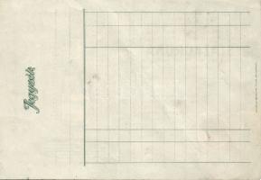 1913. 100K dekoratív bankjegyszerű pezsgőreklám imitációja T:II+