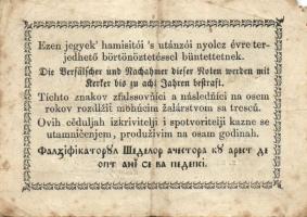 1848-1849. Kis tétel "Kossuth bankó" 30kr (3x) + 5Ft 2klf (román szövegben variáns) T:II,I...