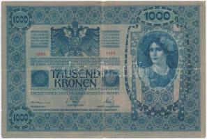 1902. 1000K valószínűleg hamis " Orth. Izr. Hitközség Kolozsvár" felülbélyegzéssel T:III,I...