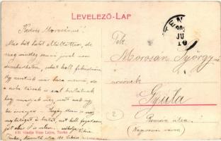 Tenke, Tinca; Fürdő és vendéglő, Vass Lajos kiadása / spa and restaurant (EK)