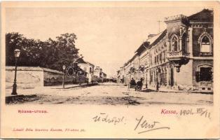 Kassa, Kosice; Rózsa utca, László Béla kiadása / street view (EK)