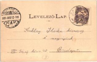 Kassa, Kosice; Rózsa utca, László Béla kiadása / street view (EK)