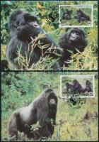 1985 WWF: Gorilla sor 4 db CM-en Mi 1292-1295