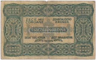 1923. 10.000K "Orell Füssli Zürich" piros sorozat-és sorszám T:III-
Adamo K42/1