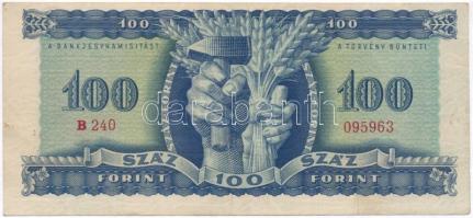 1946. 100Ft T:III 
Hungary 1946. 100 Forint C:F 
Adamo F26