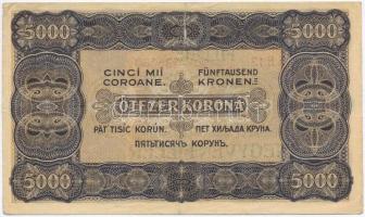 1923. 5000K "T.W." jelöléssel, nyomdahely jelölés nélkül "40 FILLÉR NEGYVEN FILLÉR&qu...