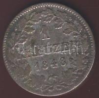 Német Államok/Bajorország 1848. 1Kr Ag T:3 ü.