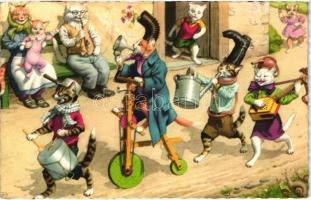 Cats music band. Colorprint B. Special 2257/4. (EB)