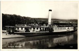 SS Budapest gőzös, folyami utasszállító gőzhajó a Dunán / Hungarian passenger steamship